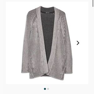 Lululemon Cotton-Cashmere Blend Sweater Wrap (never worn)